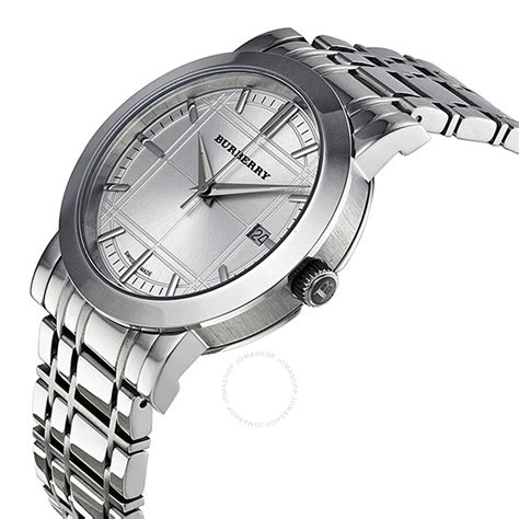 silver burberry watches men|burberry automatic watches for men.